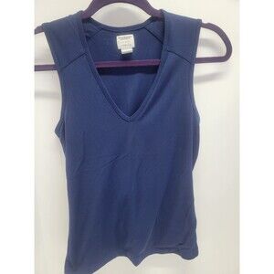Abercrombie and fitch blue‎ stretch tank top Sz L